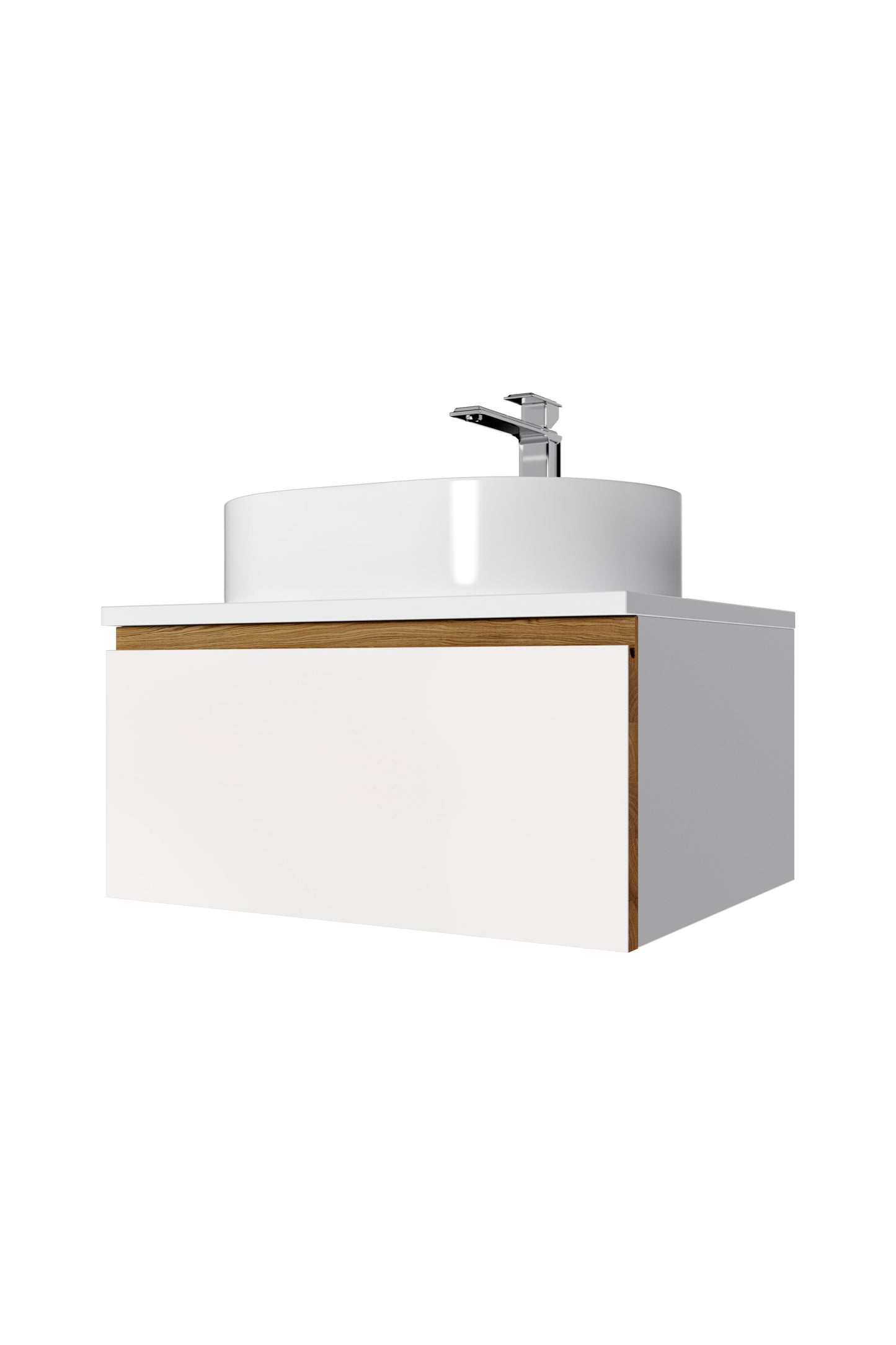 White Oak with Fenix NTM - 1 Drawer Front for Godmorgon