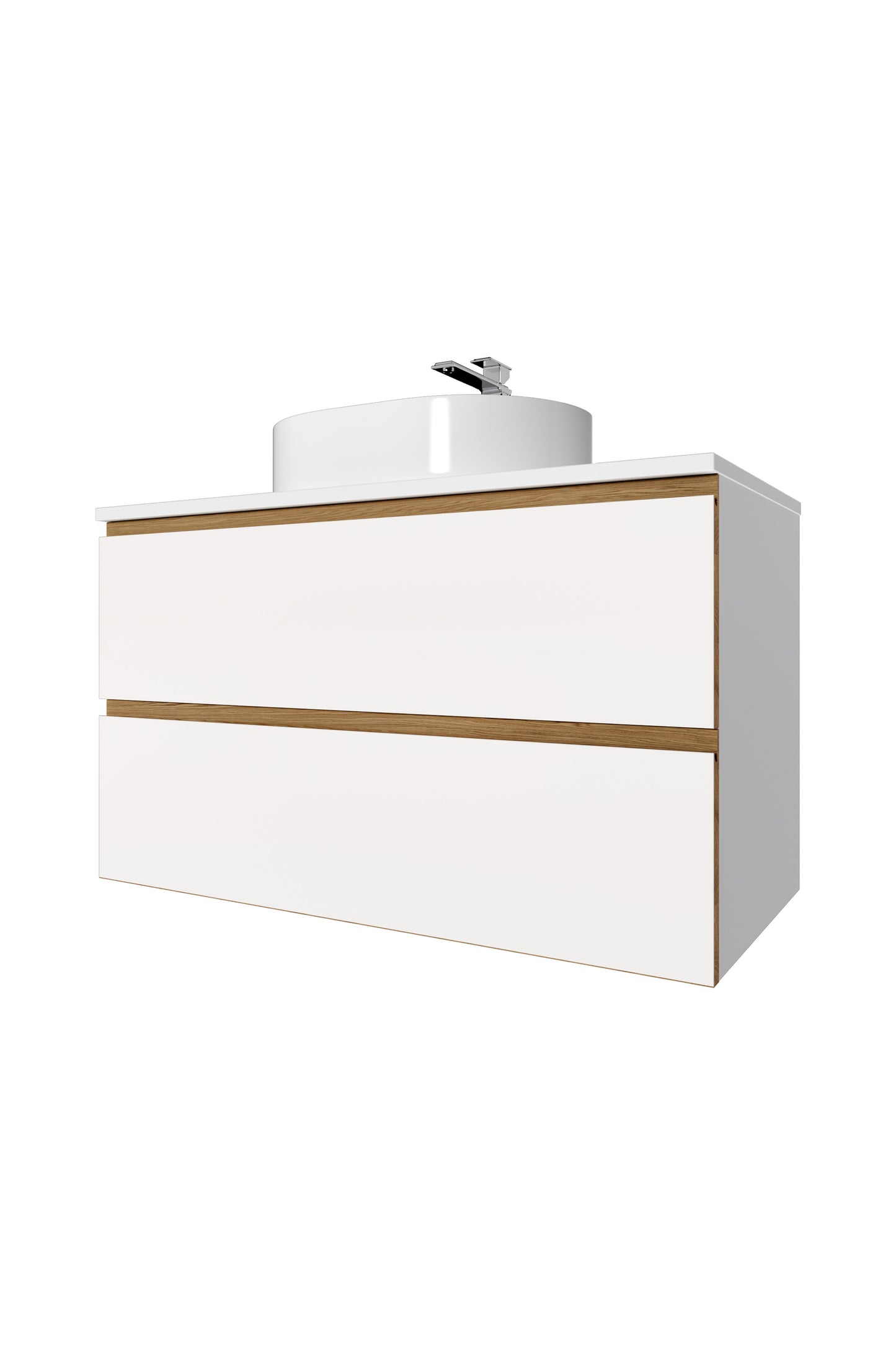 White Oak with Fenix NTM - 2 Drawer Fronts for Godmorgon