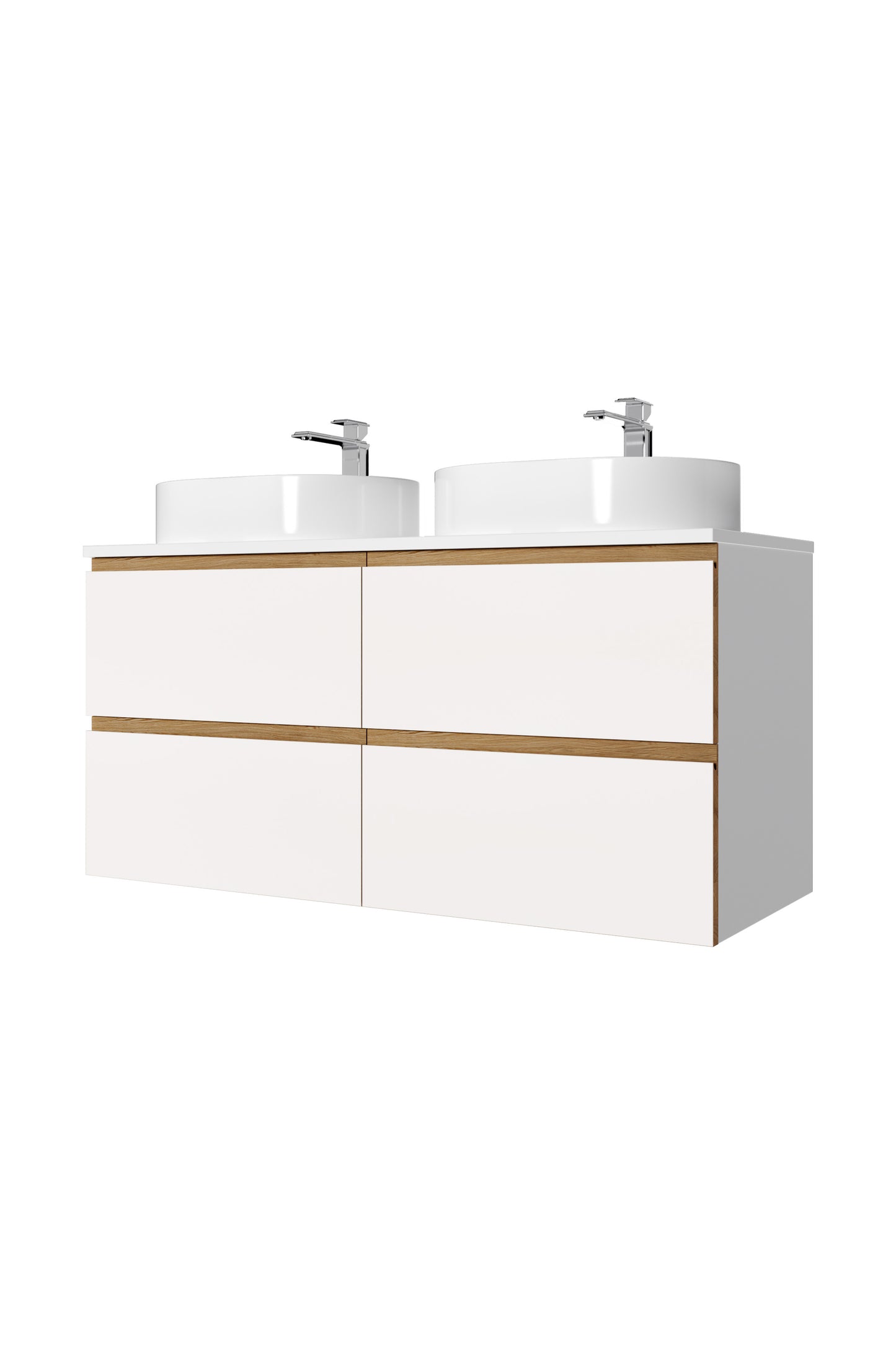White Oak with Fenix NTM - 4 Drawer Fronts for Godmorgon