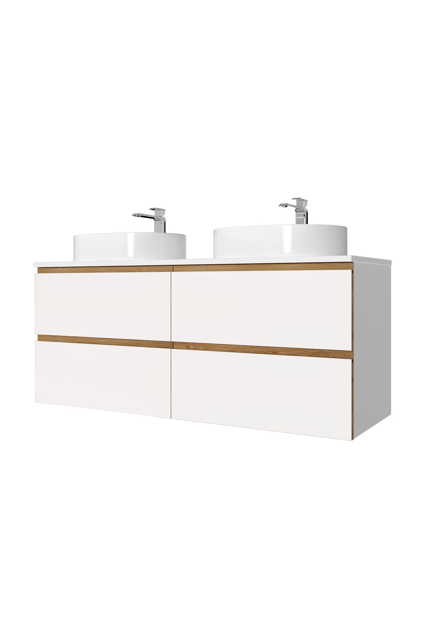White Oak with Fenix NTM - 4 Drawer Fronts for Godmorgon