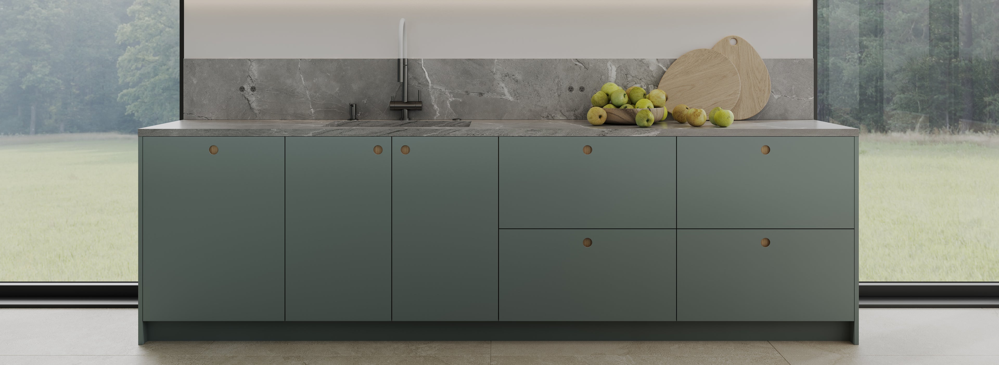 CIRCLE Modern Kitchen Cabinets - Beyond Kitchen Inc.