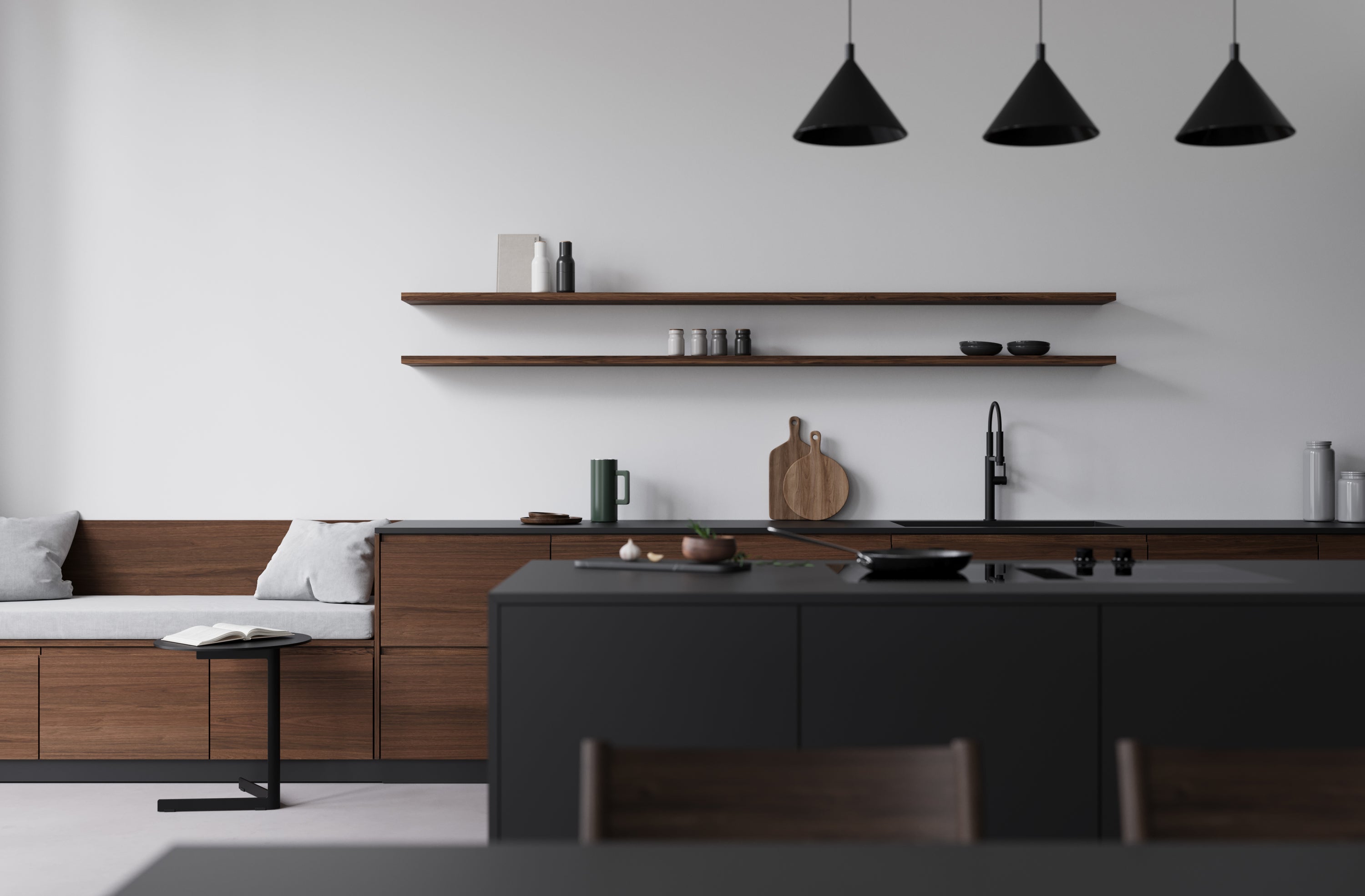 Walnut Kitchen Cabinets | Premium Materials & Best Quality - Beyond ...