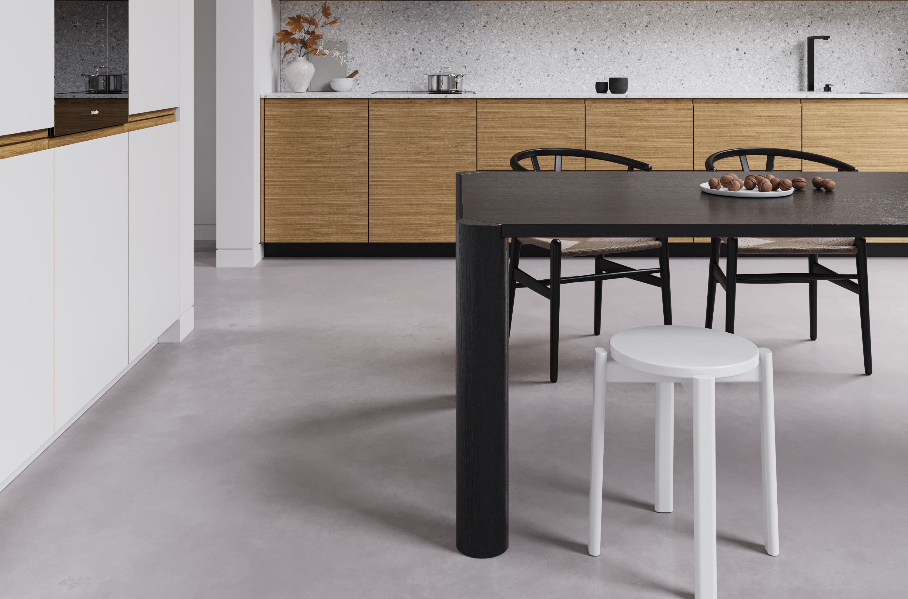 White Oak Premium Kitchen Cabinets - Beyond Kitchen Inc.